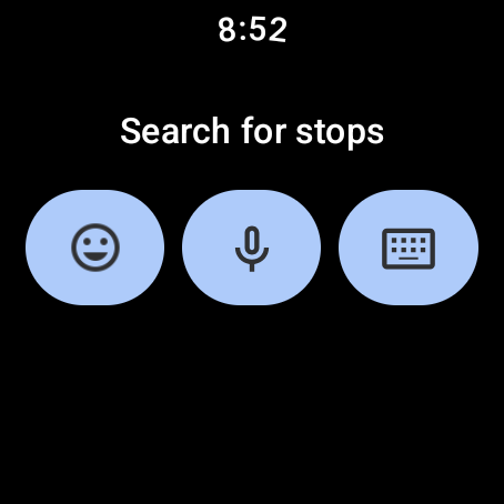 Screenshot of Search page